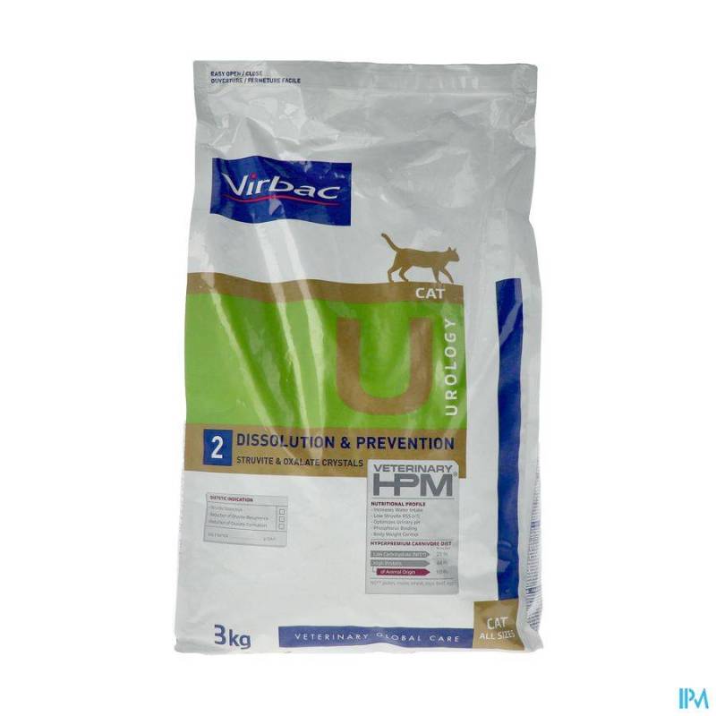 VIRBAC CAT UROLOGY DISSOLUTION&PREVENTION U2 3KG