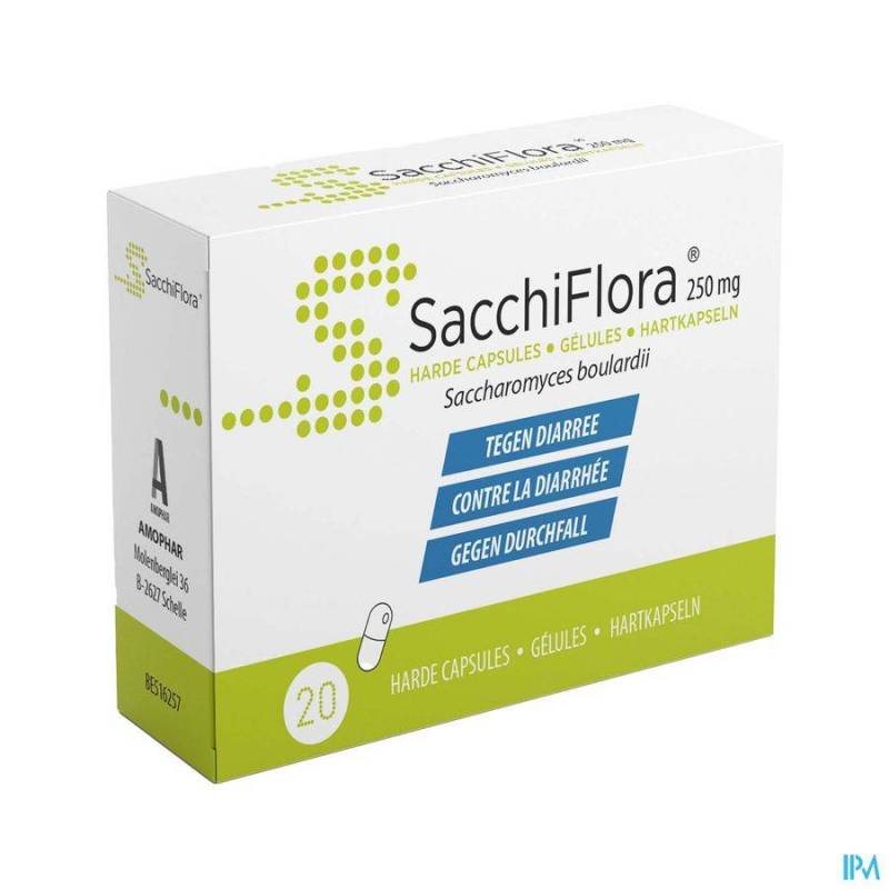 SACCHIFLORA 250MG HARDE CAPS 20 BLISTER
