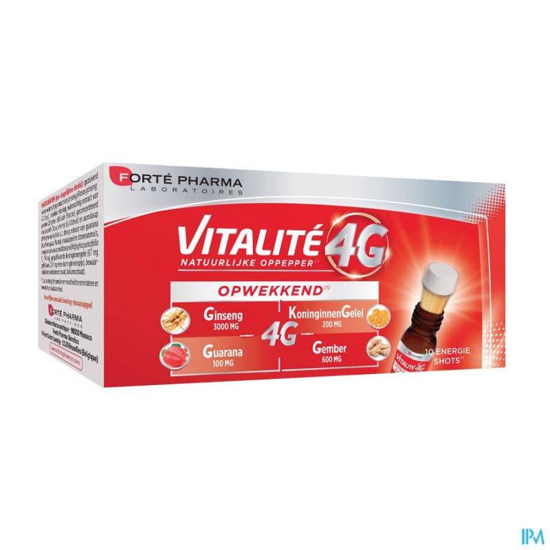 VITALITE 4G OPWEKKEN ENERGIE SHOTS 10