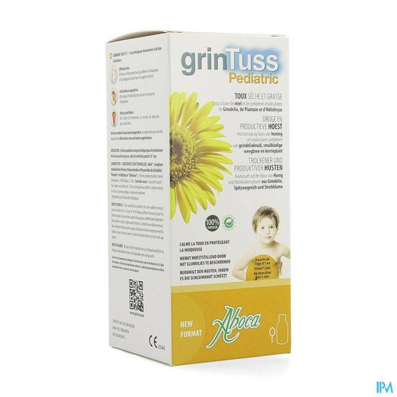 GRINTUSS SIROOP PEDIATRIC 180G ABOCA