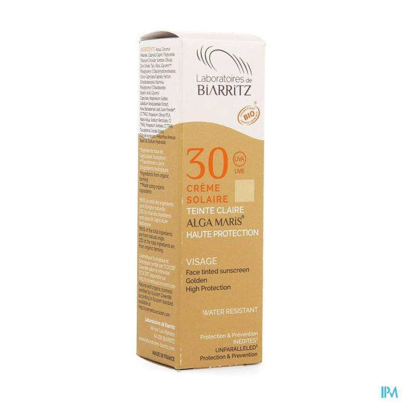 ALGA MARIS ZONNECREME GEZICHT IP30 LICHT 50ML