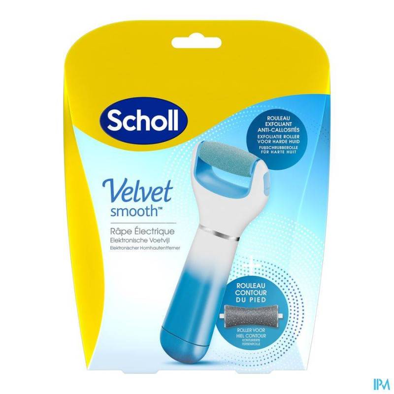 SCHOLL VELVET SMOOTH RAPE ELECTR.GOMMAGE PS BLEU