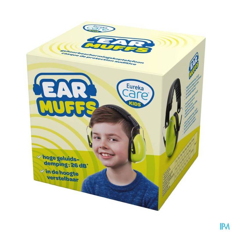 EUREKA CARE GEHOORBESCHERM. KOPTELEFOON 3-12J FLUO