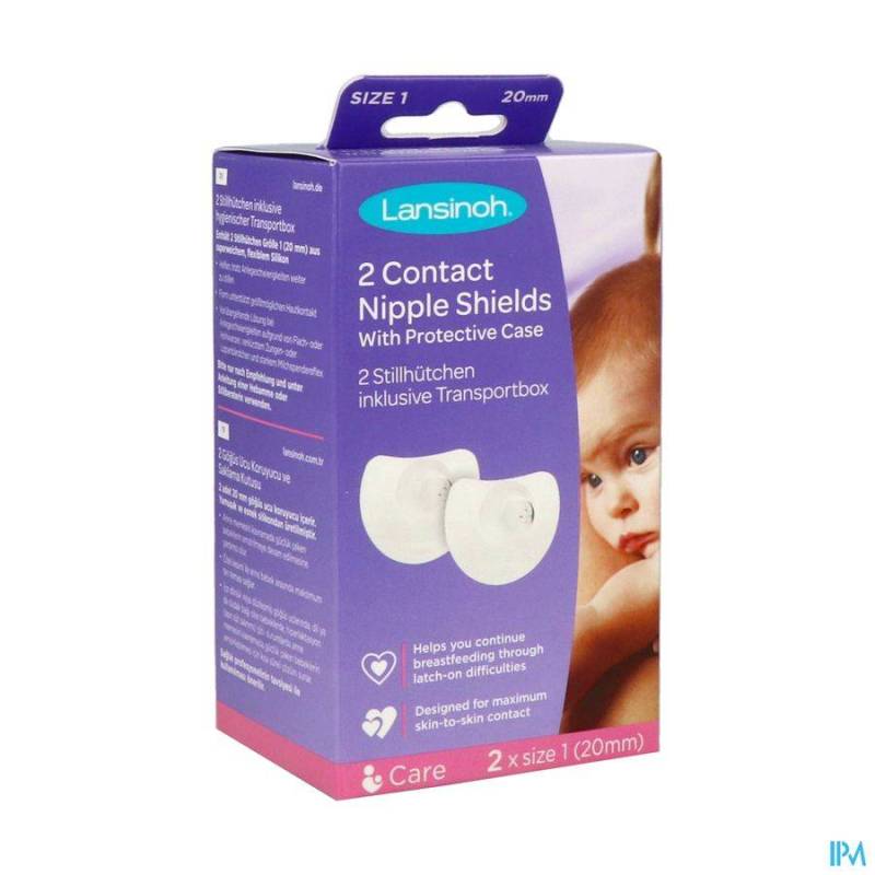 LANSINOH TEPELHOEDJES T1 2  BESCHERMDOOS