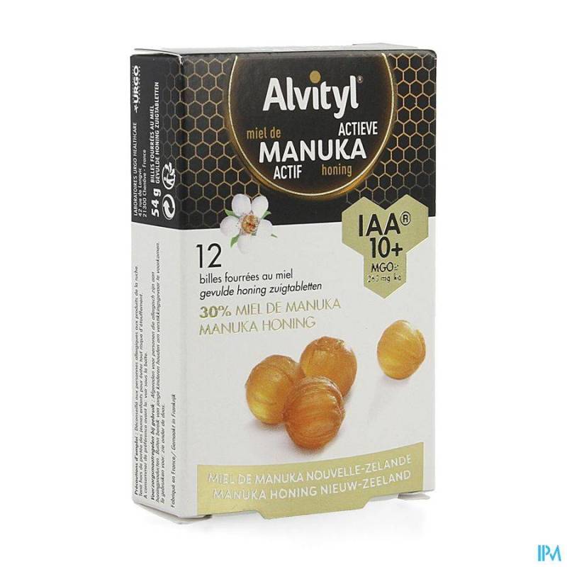 ALVITYL GEVULDE ZUIGTABL MANUKA IAA 10 12