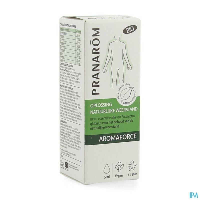 Pranarôm Aromaforce Natuurlijke Weerstand Oplossing Bio 5ml