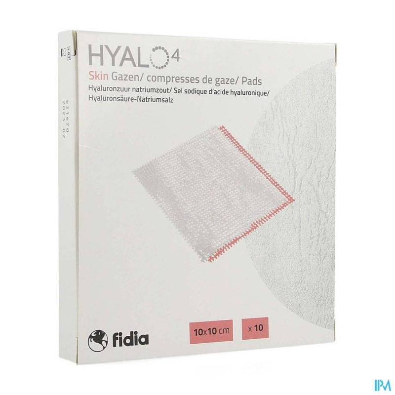 HYALO 4 SKIN GAZE 10X10CM 10