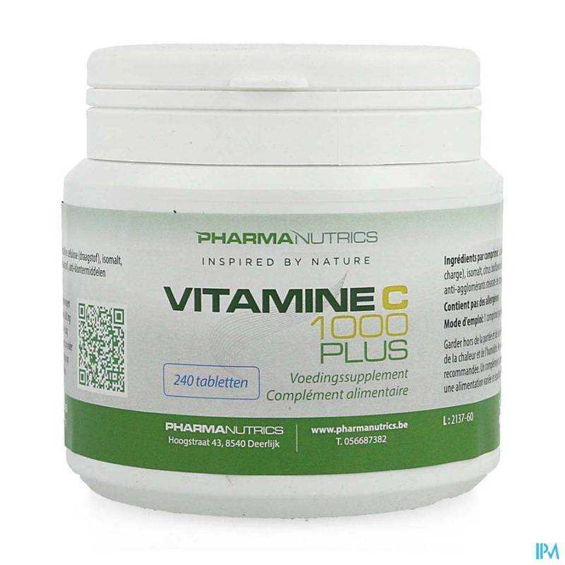 VITAMINE C 1000 BIOFLAVONOID TABL240 PHARMANUTRICS