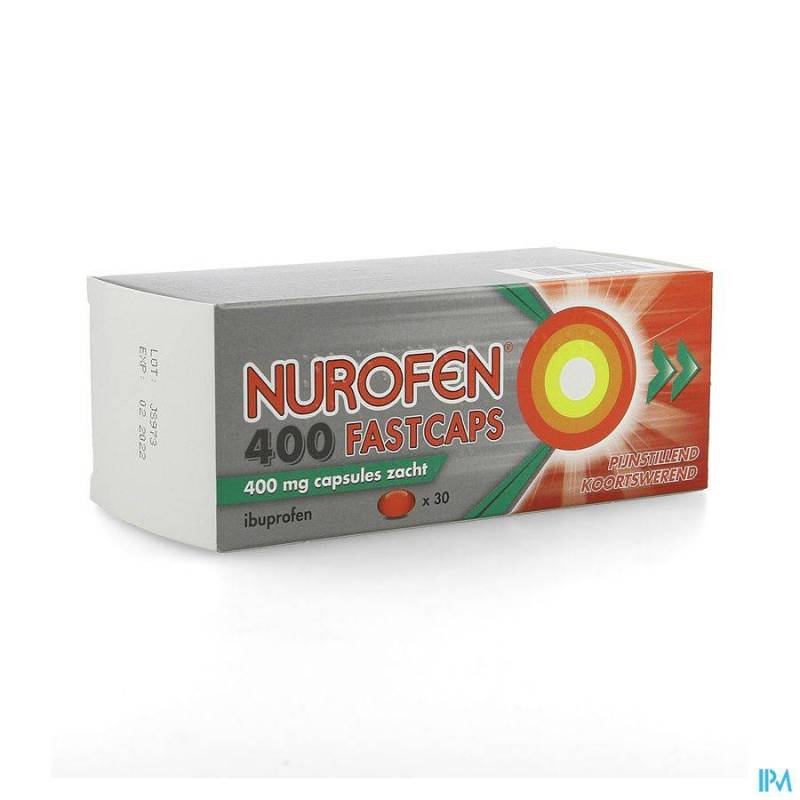 NUROFEN 30 FASTCAPS PI PHARMA 400 MG