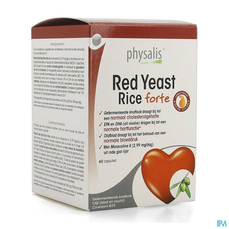 PHYSALIS RED YEAST RICE FORTE 60 CAPS NM