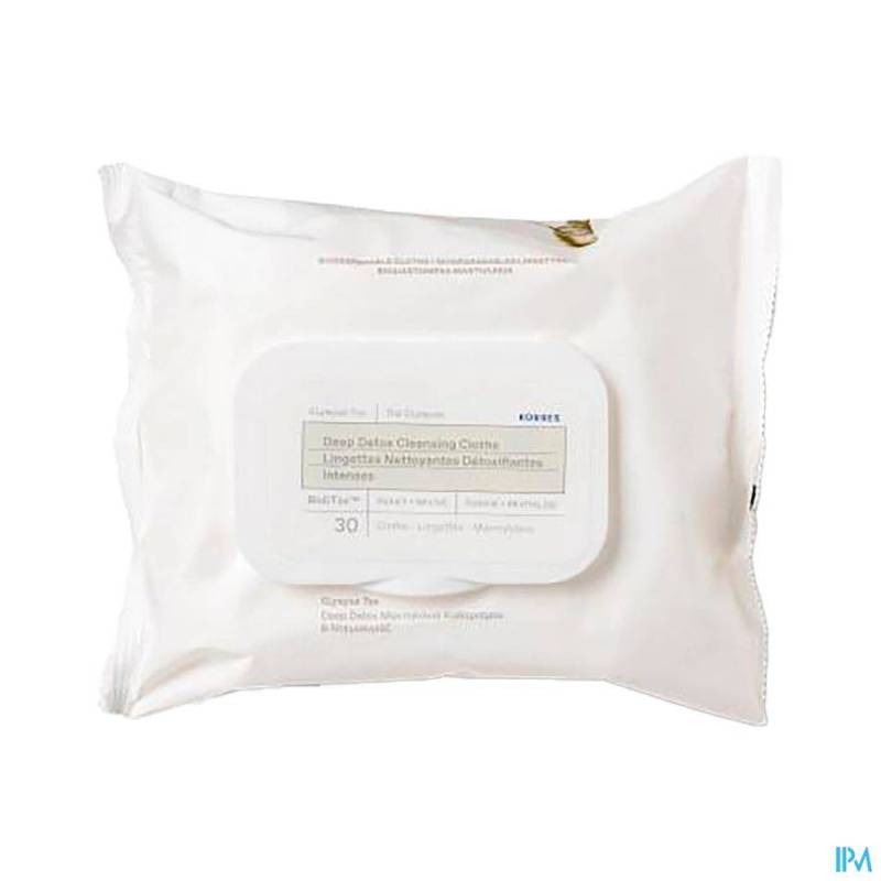 KORRES KF OLYMPUS TEA DEEP DET.BIO REINIG.DOEKJE30