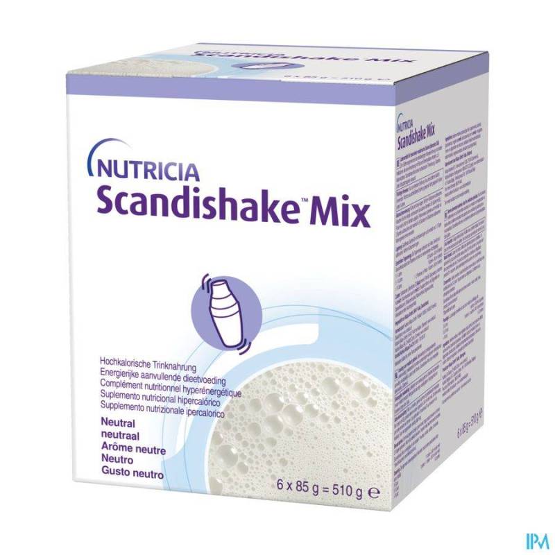 SCANDISHAKE MIX NEUTRAAL ZAKJE 6X85G NF