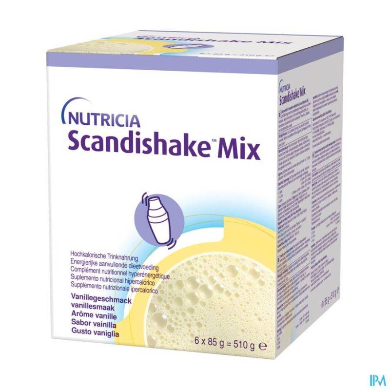 SCANDISHAKE MIX VANILLE SACH 6X85G NF