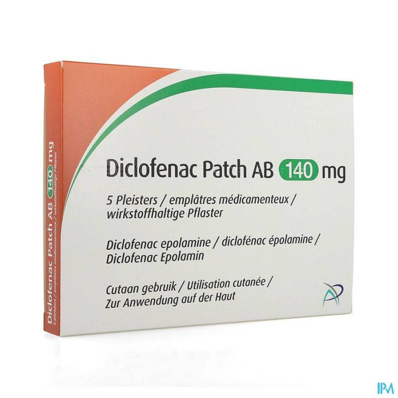 DICLOFENAC PATCH AB 5 PLEISTERS 140 MG
