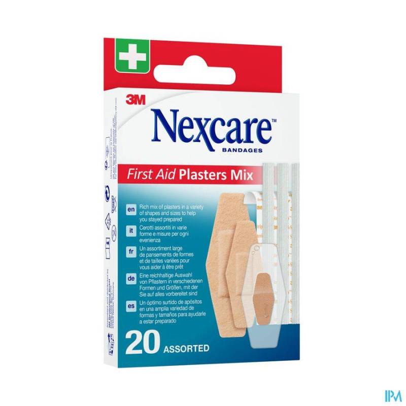 NEXCARE FIRST AID PLASTERS MIX 20