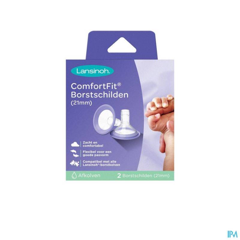 LANSINOH BORSTSCHILD COMFORT FIT 21 MM 2
