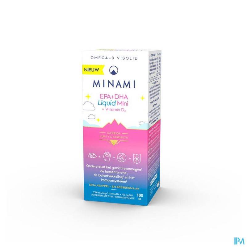 MINAMI EPADHA LIQUID MINI  VIT D3 FL 100ML