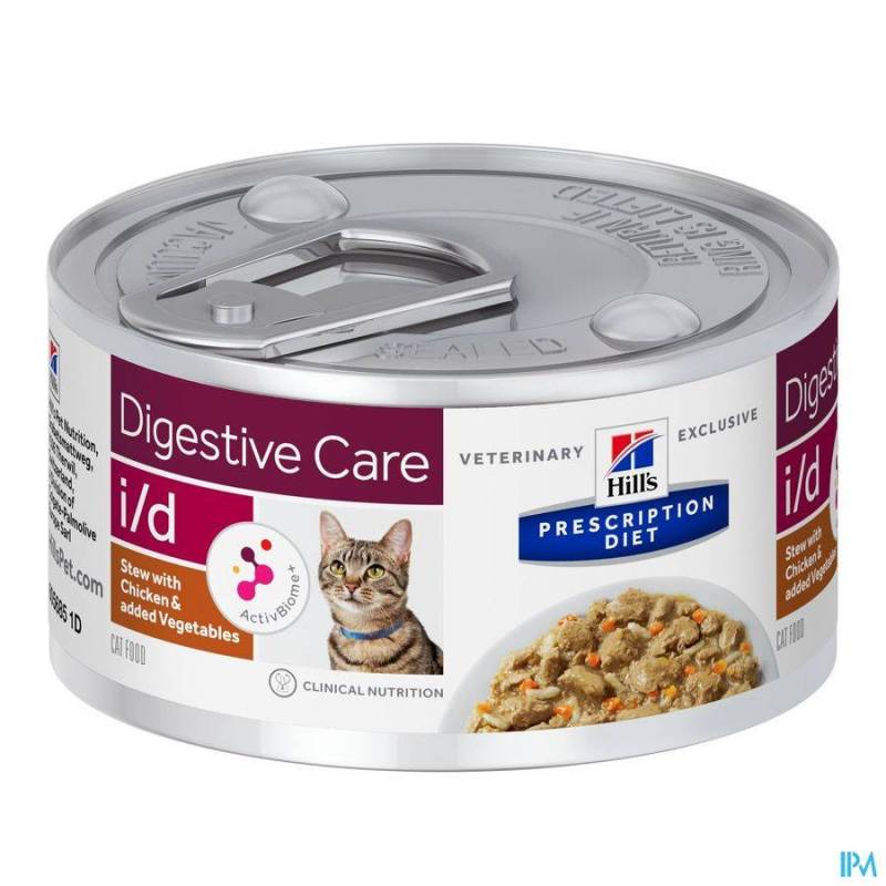 HILLS PRESCRIP. DIET FELINE I/D CHICK.VEG.STEW82G