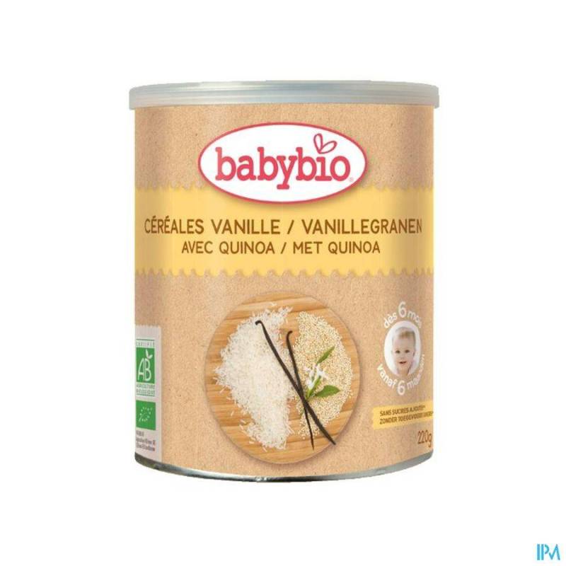 BABYBIO CEREALES VANILLE QUINOA 6M 220G