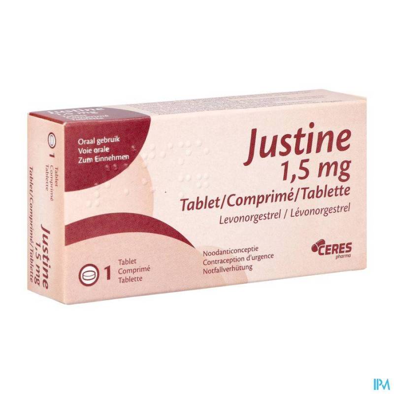 JUSTINE 1,5MG COMP 1