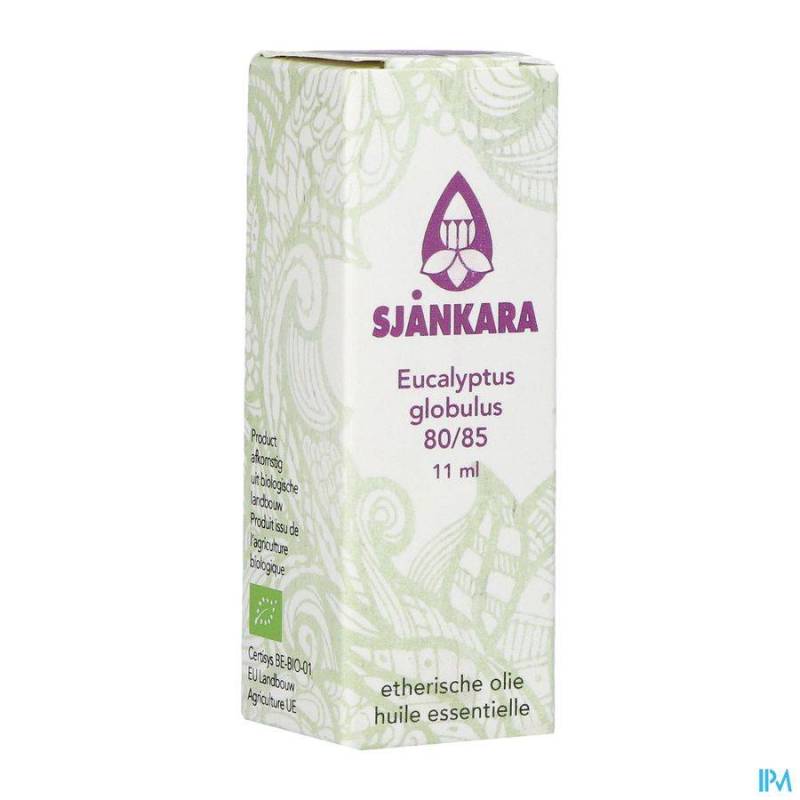 SJANKARA EUCALYPTUS GLOB. 80/85 ESS. OLIE BIO 11ML
