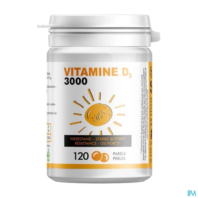 SORIA VITAMINE D 3000IU PERLES 120