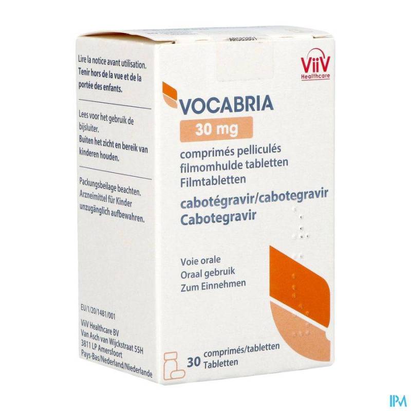 VOCABRIA 30 COMP 30 MG