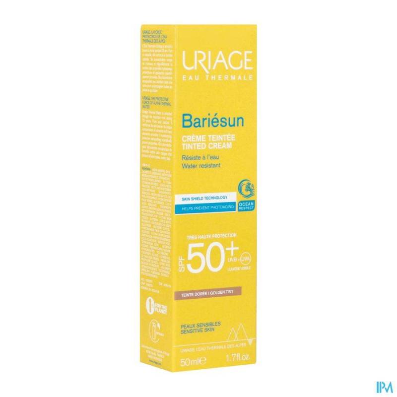 URIAGE BARIESUN CREME TEINTEE IP50 DOREE 50ML NF