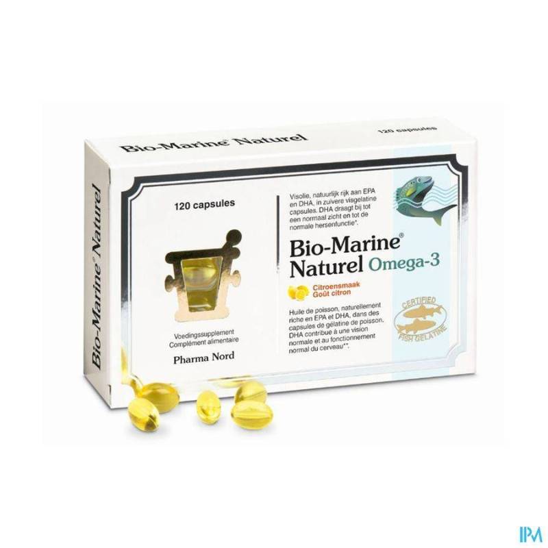 BIO MARINE NATUREL CITRON CAPS 120 X 500MG