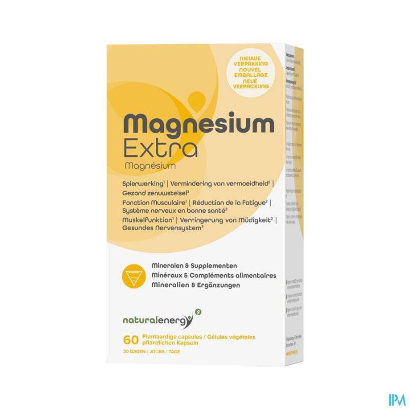 NATURAL ENERGY MAGNESIUM EXTRA V-CAPS 60