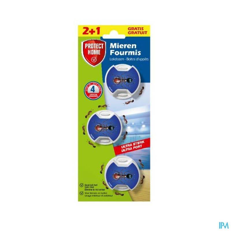 PROTECT HOME BOÎTES ANTI-FOURMIS 3 PC