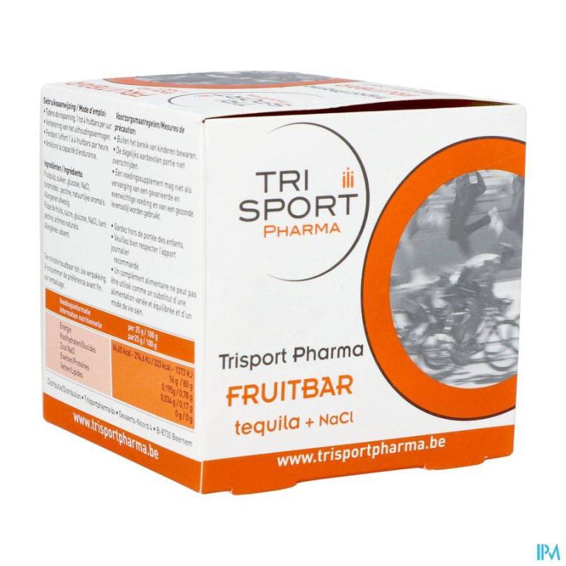 TRISPORTPHARMA FRUIT BAR TEQUILA 15X25G