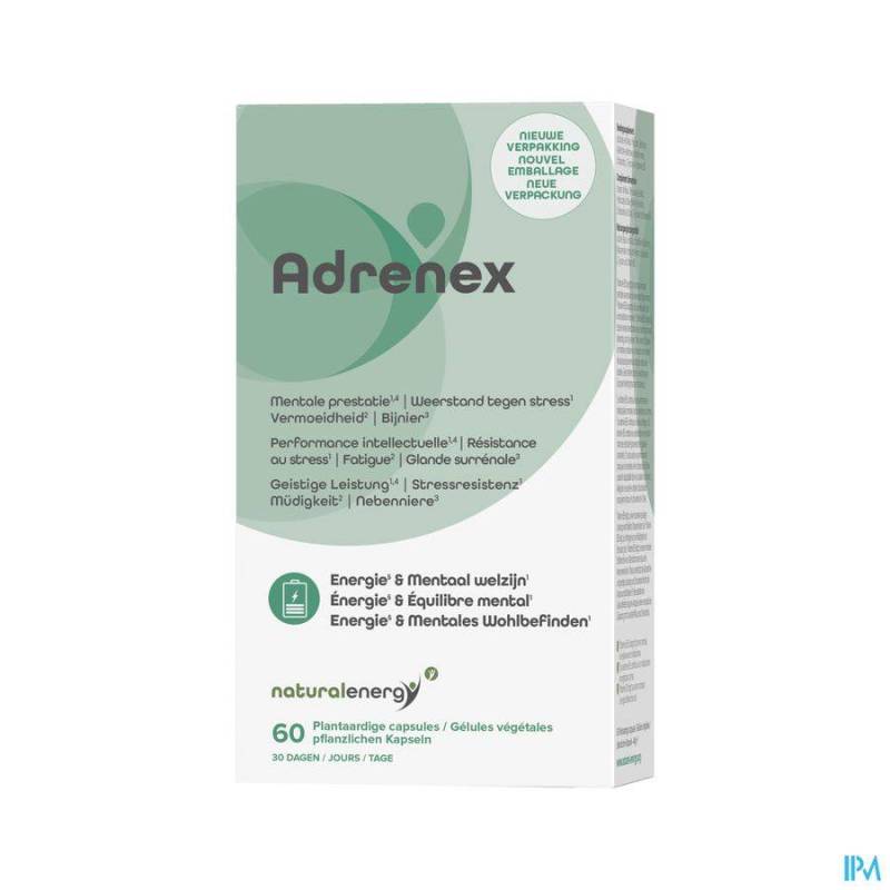 ADRENEX NATURAL ENERGY CAPS 60