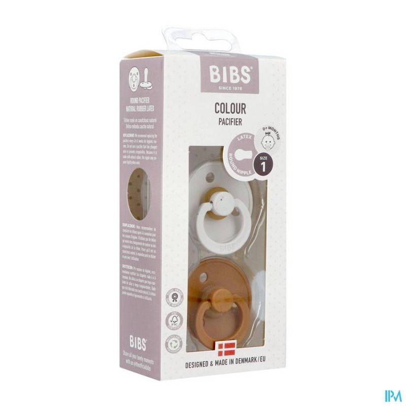 BIBS 1 HAZE / CARAMEL 2 ST
