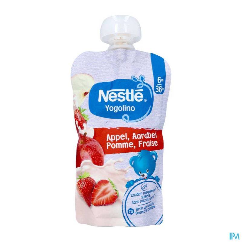 NESTLE YOGOLINO FRAISE POMME 8X100G