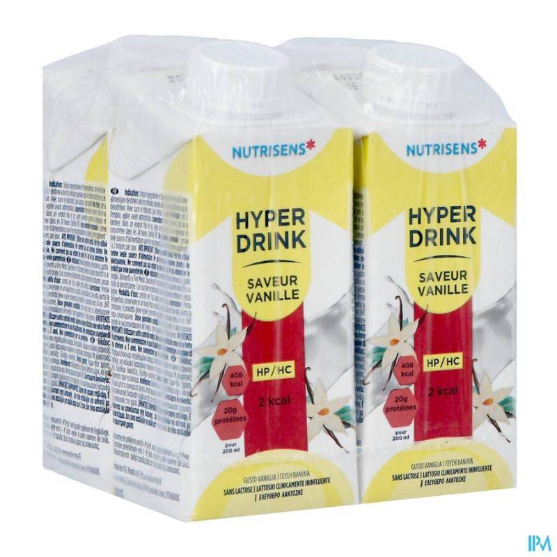 NUTRIDRINK HYPERDRINK HP/HC 2KCAL VANILL