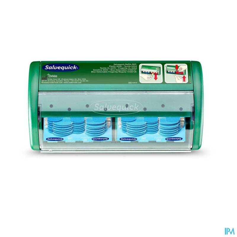 SALVEQUICK PLEISTERDISPENSR BLAUW 51030130