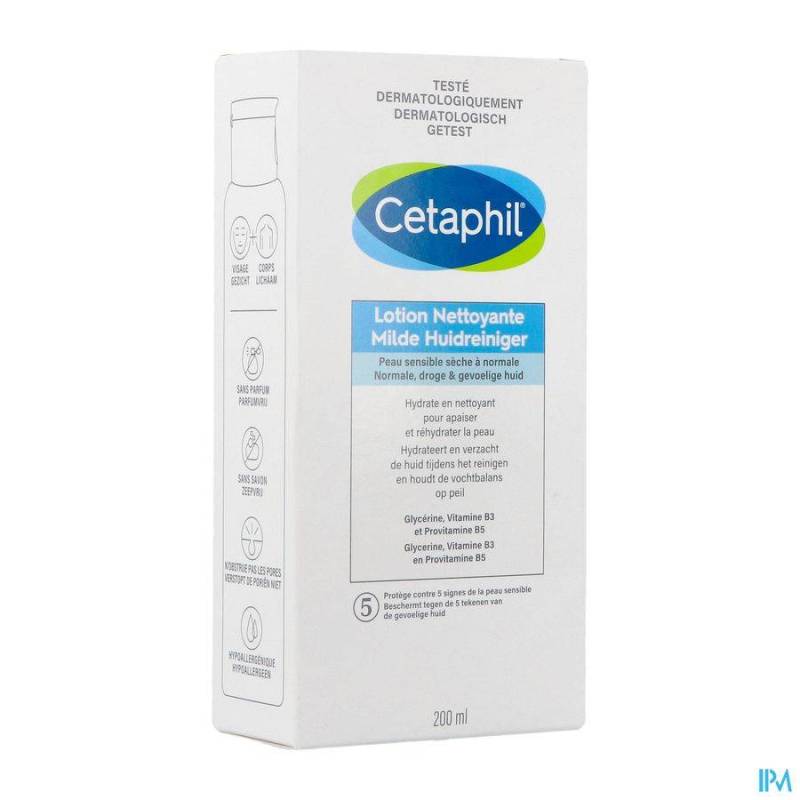 CETAPHIL LOTION MILDE HUIDREINIGING 200