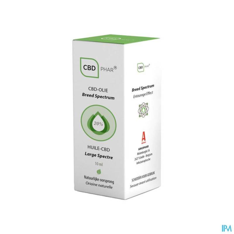 CBD HUILE LARGE SPECTRE 20% 10ML CBD-PHAR