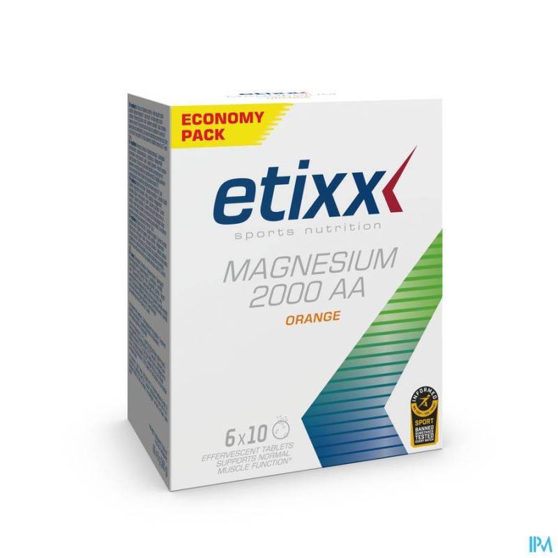 ETIXX MAGNESIUM 2000 AA TABL EFFERV. 6X10