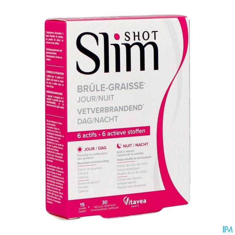 VITAVEA SLIMSHOT VETVERBRANDER DAG/NACHT TABL 30