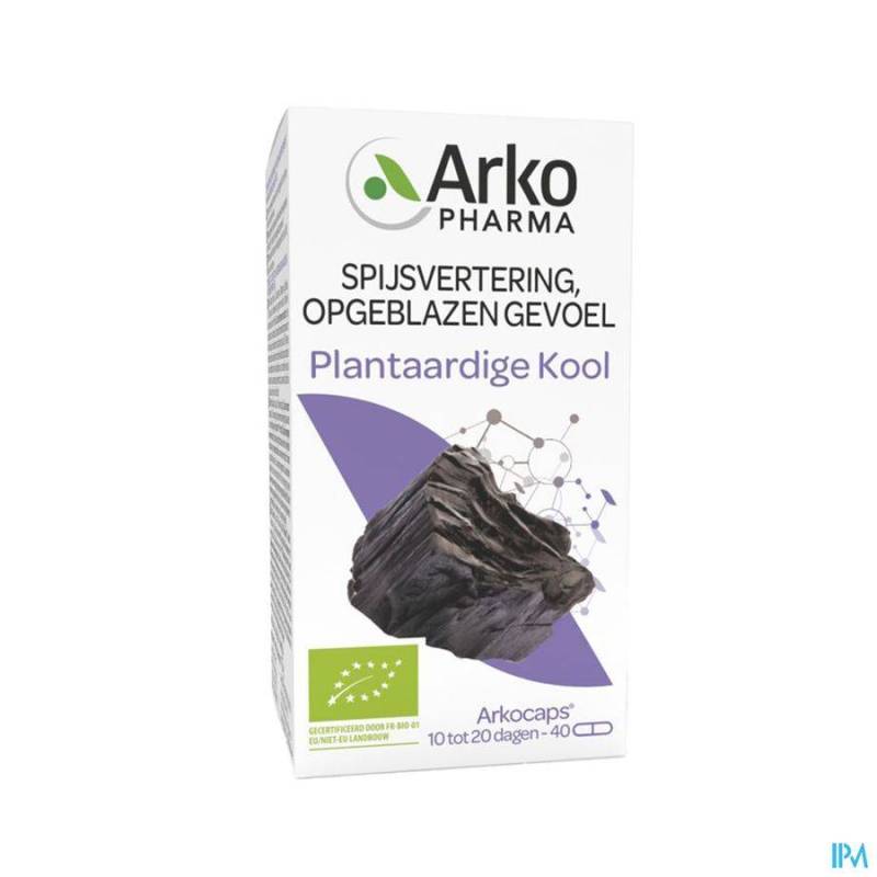 ARKOGELULES CHARBON VEGETAL 40 GELL