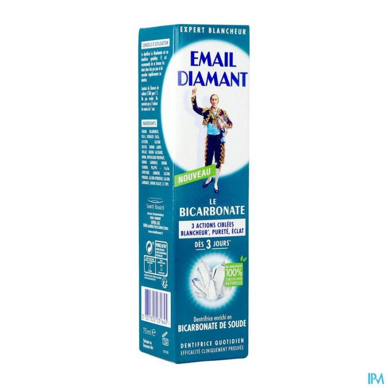 EMAIL DIAMANT LE BICARBONATE 75 ML