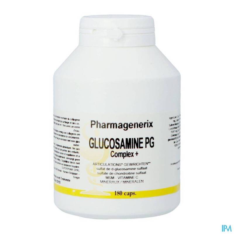 GLUCOSAMINE COMPLEX PLUS PG PHARMAGENERIX CAPS 180
