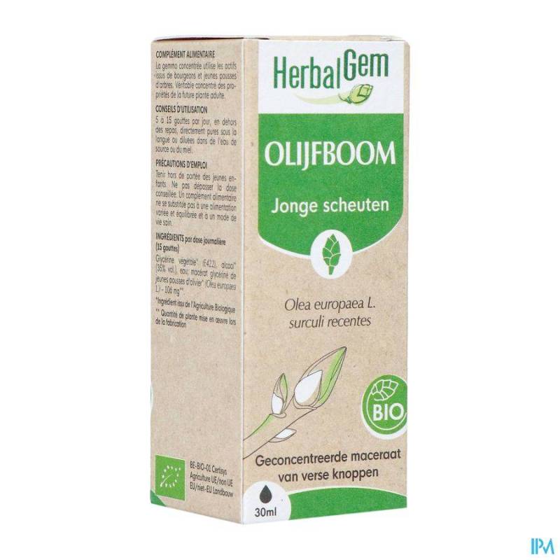 HERBALGEM OLIJFBOOM BIO NF         30ML