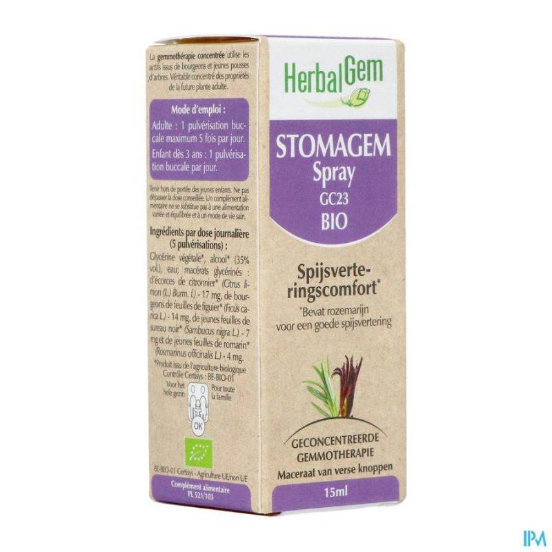HERBALGEM STOMAGEM SPRAY NF        15ML
