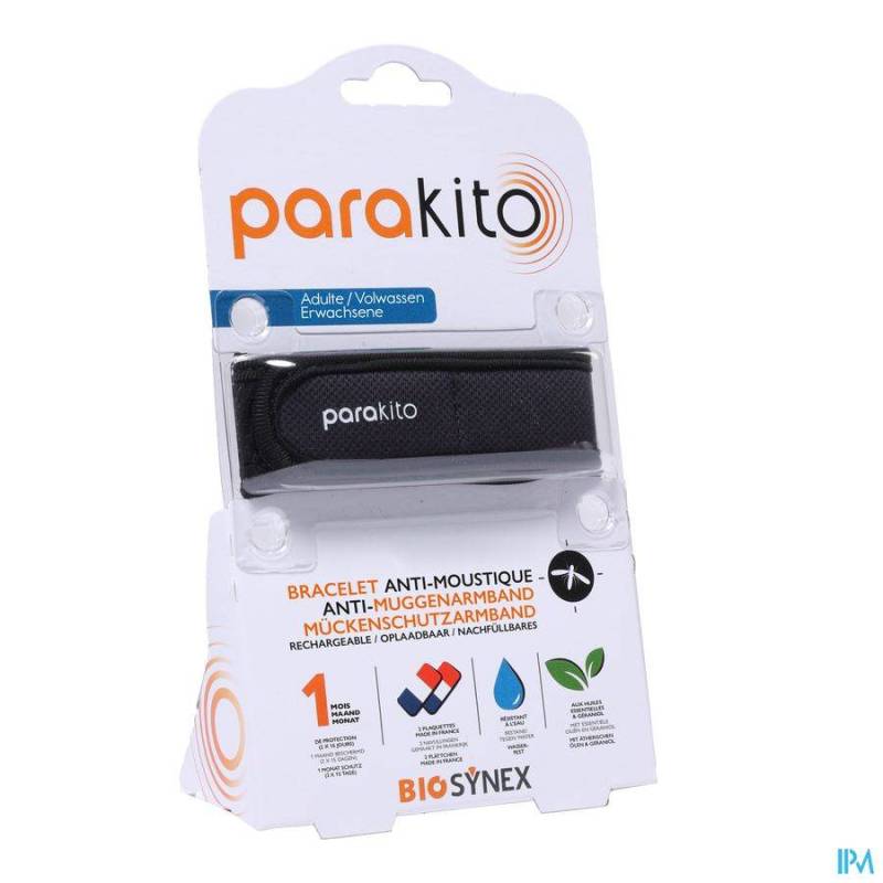 PARA\'KITO BRACELET ADULTE COLOR NOIR 1