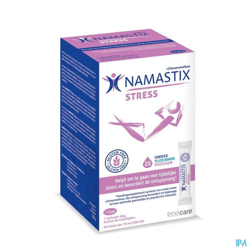 NAMASTIX STRESS STICKS 20X10ML