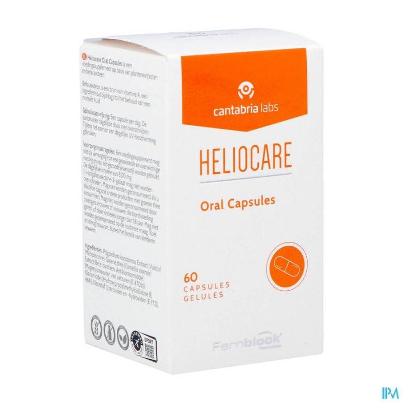 HELIOCARE ORAL POT CAPS 60 NF