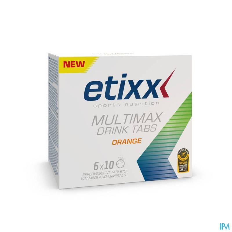 ETIXX MULTIMAX DRINK ORANGE TUBE TABL 6X10